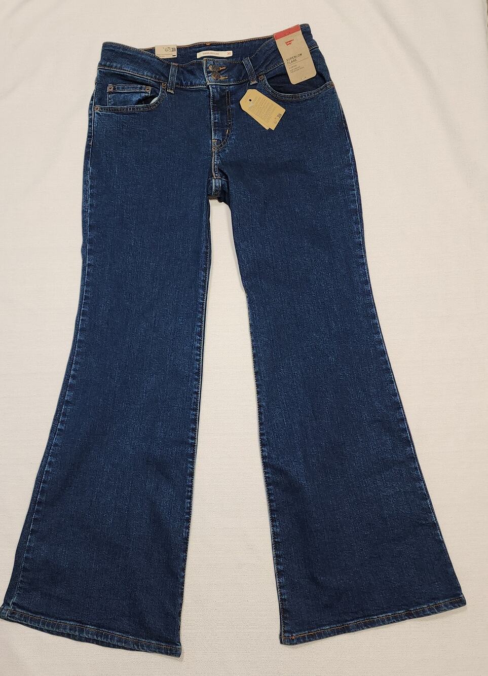 Levi's superlow flare low rise jeans W30'' X L32''